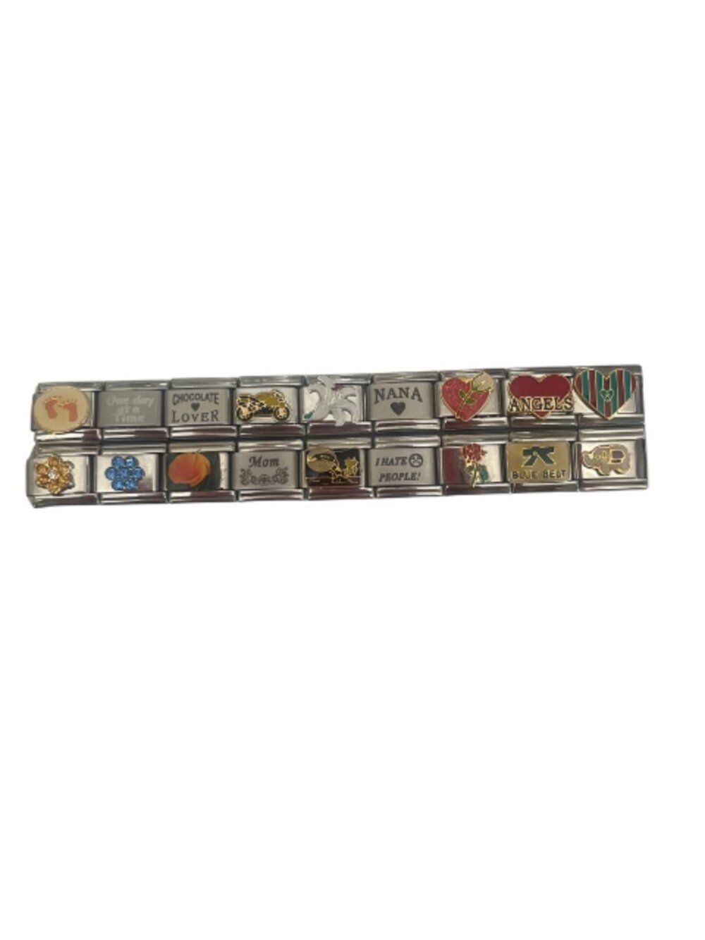 Italian Charm Bracelet Nana Angels Chocolate Lover Vintage